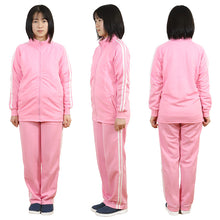 画像をギャラリービューアに読み込む, 子供 ジャージ 上下 キッズ ジュニア 上下セット 男の子 女の子 100cm~160cm 小学生 薄手 長袖 長ズボン 体操服 体操着 薄め トレーニングウェア 子供服 スポーツ