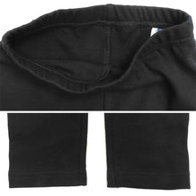 画像をギャラリービューアに読み込む, キッズ レギンス 9分丈 綿100% 100cm~160cm 子供 スパッツ 女の子 無地 黒