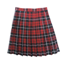 画像をギャラリービューアに読み込む, 制服 スカート チェック 小学生 小学校 女子 プリーツ スクールスカート 120cm~165cm 学生服 女の子 学生 中学生 紺 赤 グレー チェック柄 かわいい 通学 入学