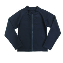 画像をギャラリービューアに読み込む, ラッシュガード キッズ 長袖 男の子 女の子 スクール水着 ジップ 120cm~170cm プール 水着 子供 男子 女子 フードなし 学校 (在庫限り)