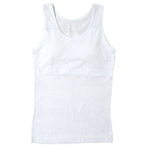 画像をギャラリービューアに読み込む, ジュニア ソフトカップ付きタンクトップ 3枚セット 140cm~165cm (胸二重 カップ付き カップ付きインナー タンクトップ 女の子 女子 インナー 下着 白 無地 中学生 小学生 キッズ セット)