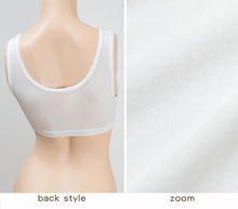 画像をギャラリービューアに読み込む, キッズ ブラジャー 綿100% ハーフトップ ジュニア ブラ ノンワイヤー 子供 3枚セット 140cm~165cm (下着 中学生 女子 白 インナー 小学生 カップ付き 肌着 ファーストブラ 胸二重 まとめ買い 140 150 160 165)