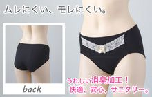 画像をギャラリービューアに読み込む, サニタリーショーツ 夜用 綿 生理用ショーツ 生理用パンツ 羽根つき M~LL 生理ショーツ ナイト用 レディース 下着 サニタリー ショーツ インナー 女性 婦人 肌着 (在庫限り)