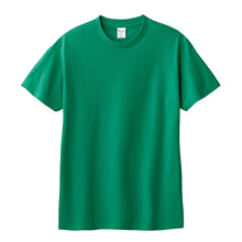 画像をギャラリービューアに読み込む, Tシャツ 半袖 キッズ 男女兼用 5.6オンス 無地 綿100% 丈夫 グリーン系 100~160 (半袖 シャツ tシャツ ジュニア 男の子 女の子 クルーネック 夏) (取寄せ)