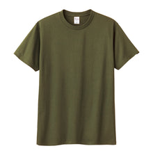画像をギャラリービューアに読み込む, Tシャツ 半袖 キッズ 男女兼用 5.6オンス 無地 綿100% 丈夫 グリーン系 100~160 (半袖 シャツ tシャツ ジュニア 男の子 女の子 クルーネック 夏) (取寄せ)