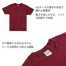 画像をギャラリービューアに読み込む, printstar キッズ ジュニア Tシャツ 4.0オンス 男女兼用 150/160 (半袖 シャツ tシャツ ジュニア 男女兼用 男の子 女の子 クルーネック) (取寄せ)