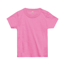 画像をギャラリービューアに読み込む, ベビー キッズ Tシャツ 無地 スナップボタン 80・90 (半袖 シャツ tシャツ キッズ 幼児 男女兼用 男の子 女の子 クルーネック 肩スナップ) (取寄せ)
