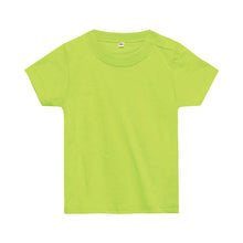 画像をギャラリービューアに読み込む, ベビー キッズ Tシャツ 無地 スナップボタン 80・90 (半袖 シャツ tシャツ キッズ 幼児 男女兼用 男の子 女の子 クルーネック 肩スナップ) (取寄せ)