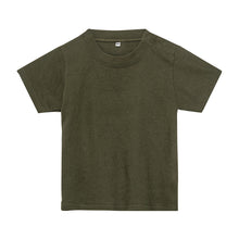画像をギャラリービューアに読み込む, ベビー キッズ Tシャツ 無地 スナップボタン 80・90 (半袖 シャツ tシャツ キッズ 幼児 男女兼用 男の子 女の子 クルーネック 肩スナップ) (取寄せ)