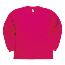 画像をギャラリービューアに読み込む, グリマー ドライtシャツ キッズ ジュニア 長袖 4.4オンス 吸汗速乾 UVカット 無地 ジム ユニフォーム 140/150 (glimmer ながそで 長そで tシャツ 140 150 ボーイズ ガールズ 小学生 紫外線対策) (取寄せ)