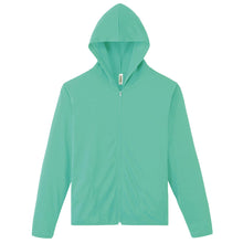画像をギャラリービューアに読み込む, パーカー UVカット 紫外線防止 薄手 メッシュ 吸汗速乾 アウター 長袖 頭 海 夏 大きいサイズ ゴルフ スポーツ 農作業 自転車 フードで首元ガード 白 黒 青 黄色 緑 ピンク ネイビー SS~5L グリマー 男子 女子 SS S M L LL 3L 4L 5L 20代 30代 40代 50代 (取寄せ)