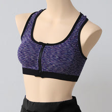画像をギャラリービューアに読み込む, スポブラ 前開き スポーツブラ ブラジャー フロントファスナー ノンワイヤー M~3L スポーツ ヨガ マラソン ノンワイヤーブラ 着脱しやすい ブラ レディース 下着 インナー 婦人 肌着 夏 部活 家事 (在庫限り)