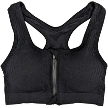 画像をギャラリービューアに読み込む, スポブラ 前開き スポーツブラ ブラジャー フロントファスナー ノンワイヤー M~3L スポーツ ヨガ マラソン ノンワイヤーブラ 着脱しやすい ブラ レディース 下着 インナー 婦人 肌着 夏 部活 家事 (在庫限り)