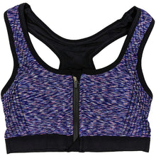 画像をギャラリービューアに読み込む, スポブラ 前開き スポーツブラ ブラジャー フロントファスナー ノンワイヤー M~3L スポーツ ヨガ マラソン ノンワイヤーブラ 着脱しやすい ブラ レディース 下着 インナー 婦人 肌着 夏 部活 家事 (在庫限り)