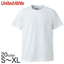 画像をギャラリービューアに読み込む, メンズ カラー 無地Tシャツ ユナイテッドアスレ S~XL (S M L XL 紳士 男性 男子 綿100% アウター 半袖) (取寄せ)