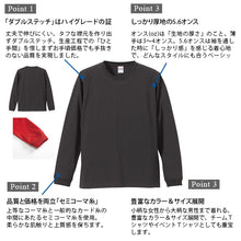 画像をギャラリービューアに読み込む, レディース 5.6オンス ロングスリーブTシャツ XS~XXL (United Athle レディース アウター シャツ カラー) (取寄せ)