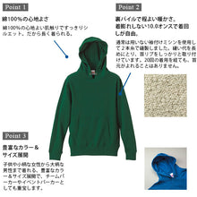 画像をギャラリービューアに読み込む, キッズ 10.0オンス スウェットプルオーバーパーカ 110~150cm (United Athle キッズ アウター) (在庫限り)