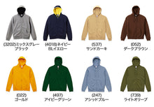 画像をギャラリービューアに読み込む, パーカー スウェット フルジップ ジップアップ パーカ S~XXL 10.0オンス アウター ユナイテッドアスレ ユニセックス 男女兼用 レディース メンズ 綿100 裏パイル (取寄せ)