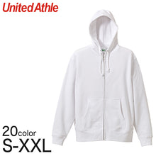 画像をギャラリービューアに読み込む, レディース 10.0オンス スウェットフルジップパーカ S~XXL (United Athle レディース アウター パーカー カラー) (取寄せ)