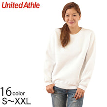 画像をギャラリービューアに読み込む, レディース 10.0オンス T/Cクルーネックスウェット S~XXL (United Athle レディース アウター スウェット カラー) (取寄せ)