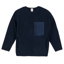 画像をギャラリービューアに読み込む, フリースシャツ シャツ フリース ユナイテッドアスレ M L XL インナー 長袖 男女兼用 ユニセックス メンズ レディース 冬 秋冬 真冬 防寒 ふわふわ マイクロフリース 軽量 暖か あたたか (取寄せ)