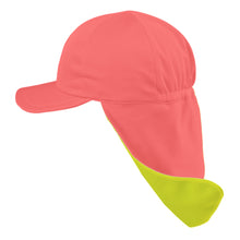 画像をギャラリービューアに読み込む, 園児帽子 男の子 女の子 ゴム付き キャップ カラー豊富 シェード付き 裏面は黄色 紫外線対策 定番 赤 白 青 ピンク ポリエステル フリー (ラビットアース キッズ 幼稚園 保育園 定番 UV対策 熱中症対策 遠足 フリーサイズ)