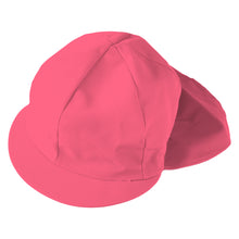 画像をギャラリービューアに読み込む, 園児帽子 男の子 女の子 タレ付き ゴム付き キャップ カラー豊富 取り外し可能 裏面は白色 紫外線対策 定番 赤 白 青 ピンク ポリエステル フリー ラビットアース キッズ 幼稚園 保育園 UV対策 熱中症対策 遠足 フリーサイズ