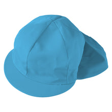 画像をギャラリービューアに読み込む, 園児帽子 男の子 女の子 タレ付き ゴム付き キャップ カラー豊富 取り外し可能 裏面は白色 紫外線対策 定番 赤 白 青 ピンク ポリエステル フリー ラビットアース キッズ 幼稚園 保育園 UV対策 熱中症対策 遠足 フリーサイズ