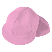 画像をギャラリービューアに読み込む, 園児帽子 男の子 女の子 タレ付き ゴム付き キャップ カラー豊富 取り外し可能 裏面は白色 紫外線対策 定番 赤 白 青 ピンク ポリエステル フリー ラビットアース キッズ 幼稚園 保育園 UV対策 熱中症対策 遠足 フリーサイズ