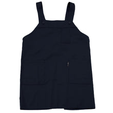 画像をギャラリービューアに読み込む, エプロン レディース 撥水 シンプル 汚れ防止 綿混 無地 キッチン 料理 85cm 67cm 保育士 ガーデニング ひざ丈 ショート H型 おしゃれ 短い シンプル 綿混