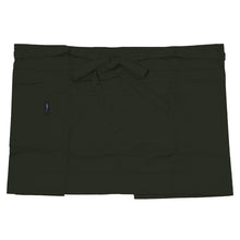 画像をギャラリービューアに読み込む, 腰巻 エプロン カフェ ショート シンプル 撥水 無地 サロンエプロン ギャルソン 37cm 前掛け ユニフォーム ガーデニング レストラン 飲食業 制服 丈夫 園芸