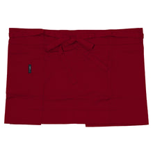 画像をギャラリービューアに読み込む, 腰巻 エプロン カフェ ショート シンプル 撥水 無地 サロンエプロン ギャルソン 37cm 前掛け ユニフォーム ガーデニング レストラン 飲食業 制服 丈夫 園芸