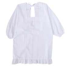 画像をギャラリービューアに読み込む, 割烹着 かっぽう着 シンプル 黒 白 無地 撥水 短め フォーマル M・L 着物用 割烹 着 スモック かっぽうぎ フリル レディース レトロ カフェ 喫茶店 調理士 料理