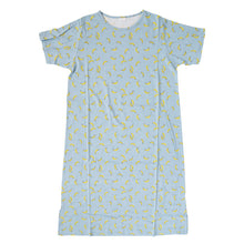 画像をギャラリービューアに読み込む, ルームウェア ワンピース パジャマ 半袖 レディース ネグリジェ 綿100 春夏 夏用 かわいい 涼しい 部屋着 110cm丈 婦人 ルームウエア 丸首 女性 薄い 綿 寝巻 ルームワンピース プレゼント (在庫限り)