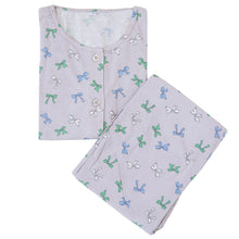 画像をギャラリービューアに読み込む, パジャマ レディース 綿100 春夏 夏用 かわいい 涼しい 長袖 婦人 前開き 部屋着 M L 長ズボン 丸首 女性 薄い 綿 寝巻 ルームウェア プレゼント (在庫限り)