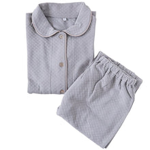 画像をギャラリービューアに読み込む, パジャマ レディース 冬 キルト 肌側綿 かわいい あったかい ルームウェア 長袖 婦人 部屋着 M L やわらかい 柄 上下 冬用 雪柄 花柄 シンプル 無地