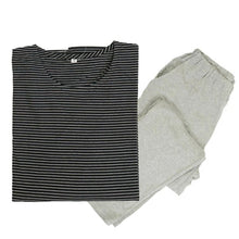 画像をギャラリービューアに読み込む, パジャマ レディース 綿100 天竺 ニット かぶりタイプ 婦人 部屋着 M・L 長ズボン 丸首 女性 綿 寝巻 肌に優しい ルームウェア (在庫限り)