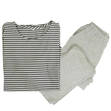 画像をギャラリービューアに読み込む, パジャマ レディース 綿100 天竺 ニット かぶりタイプ 婦人 部屋着 M・L 長ズボン 丸首 女性 綿 寝巻 肌に優しい ルームウェア (在庫限り)