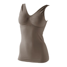 画像をギャラリービューアに読み込む, 成型編み カップ付タンクトップ タンクトップ カップ付き レディース M~LL (下着 レディースインナー ノースリーブ インナー 肌着) (在庫限り)