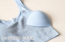 画像をギャラリービューアに読み込む, ブラジャー 胸を小さく見せる さらし 補正 幅広 ノンワイヤー レース ストレッチ M~3L (レディース インナー 肌着 ブラ M L LL 3L) (在庫限り)