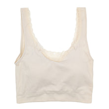 画像をギャラリービューアに読み込む, ブラジャー 胸を小さく見せる さらし 補正 幅広 ノンワイヤー レース ストレッチ M~3L (レディース インナー 肌着 ブラ M L LL 3L) (在庫限り)