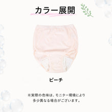 画像をギャラリービューアに読み込む, レディース 失禁ショーツ 60cc対応 尿漏れパンツ 女性用 婦人用 吸水ショーツ 吸水パンツ 尿もれショーツ S M L LL 綿100% 腰ゴム ウエストゴム 入れ替え可能 抗菌 防臭 消臭 吸水帯一体型 パッド不要 薄型 普通のショーツ感覚 洗える 軽失禁