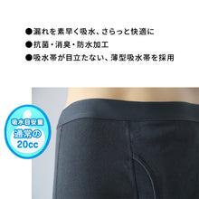 画像をギャラリービューアに読み込む, 大きいサイズ 失禁ボクサーパンツ 尿漏れパンツ 男性用 20cc 綿100 3L 男性 尿漏れ パンツ 下着 インナー 前あき 3l