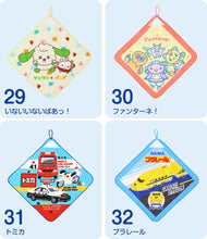 画像をギャラリービューアに読み込む, ループタオル タオル ハンドタオル タオルハンカチ 保育園 幼稚園 綿100% キッズ 約34×34cm ウォッシュタオル 子供用 ループ付タオル ディズニー サンリオ ポケモン 入園 名前