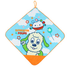 画像をギャラリービューアに読み込む, ループタオル タオル ハンドタオル タオルハンカチ 保育園 幼稚園 綿100% キッズ 約34×34cm ウォッシュタオル 子供用 ループ付タオル ディズニー サンリオ ポケモン 入園 名前