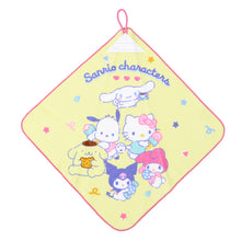 画像をギャラリービューアに読み込む, ループタオル タオル ハンドタオル タオルハンカチ 保育園 幼稚園 綿100% キッズ 約34×34cm ウォッシュタオル 子供用 ループ付タオル ディズニー サンリオ ポケモン 入園 名前