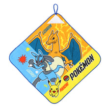 画像をギャラリービューアに読み込む, ループタオル タオル ハンドタオル タオルハンカチ 保育園 幼稚園 綿100% キッズ 約34×34cm ウォッシュタオル 子供用 ループ付タオル ディズニー サンリオ ポケモン 入園 名前