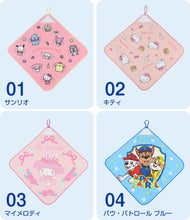 画像をギャラリービューアに読み込む, ループタオル タオル ハンドタオル タオルハンカチ 保育園 幼稚園 綿100% キッズ 約34×34cm ウォッシュタオル 子供用 ループ付タオル ディズニー サンリオ ポケモン 入園 名前