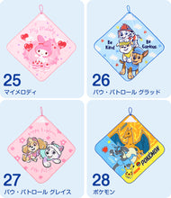 画像をギャラリービューアに読み込む, ループタオル タオル ハンドタオル タオルハンカチ 保育園 幼稚園 綿100% キッズ 約34×34cm ウォッシュタオル 子供用 ループ付タオル ディズニー サンリオ ポケモン 入園 名前