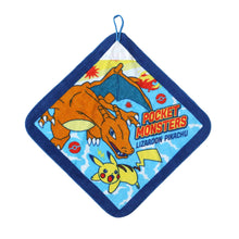 画像をギャラリービューアに読み込む, ループタオル タオル ハンドタオル タオルハンカチ 保育園 幼稚園 綿100% キッズ 約34×34cm ウォッシュタオル 子供用 ループ付タオル ディズニー サンリオ ポケモン 入園 名前